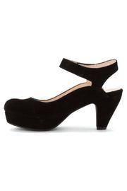  Open Back Suede Pump