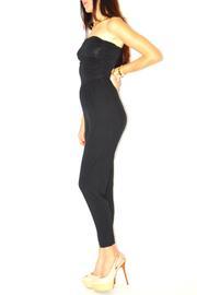  Black Strapless Jumpsuit