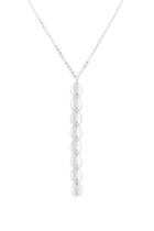  Silver Lariat Necklace