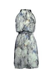  Abstract Halter Dress