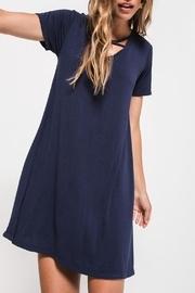 Cross Front Tee-dress-iris