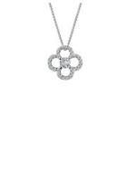  Sterling Silver Simulated Diamond Necklace