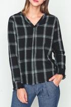  Check Pattern Blouse