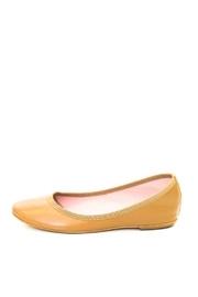  Tan Wedge Ballerina