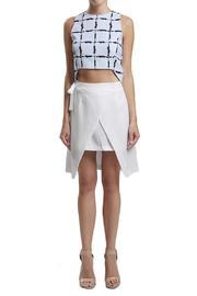  Windowpane Crop Top