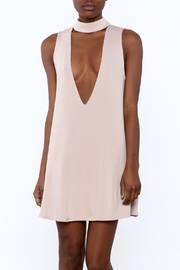 Pink Low-cut Dress