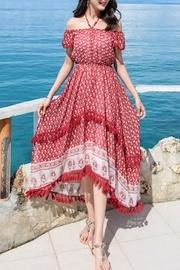  Chiffon Printed Dress