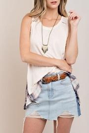  Checkered Sleeveless Top