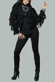  Shaggy Fringe Crop Sweater