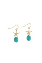  Turquoise Starfish Earrings