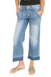  Unrolled Culotte Jeans