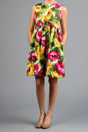 Vintage Print Dress
