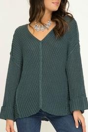  Teal Cuffed Sweater
