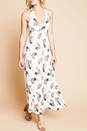  Janine Floral Halter-dress