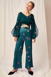 Wide-leg Silky Pant