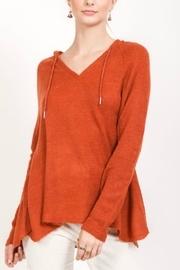  Rust Knit Hoodie