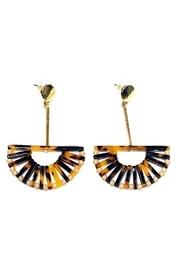 Marbleized Fan Earrings