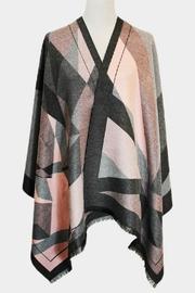  Geometric Gray Shawl