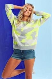  Camo Neon Cashmere Sweater