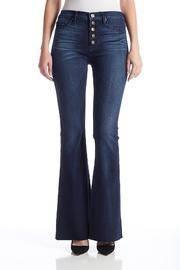  High Waist Flared Jean