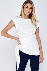 Wrapped Tie Tee