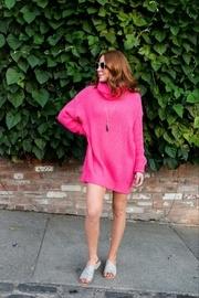  Neon Cowel Neck Tunic