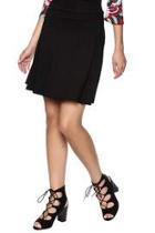  Black Short Flippy Skirt