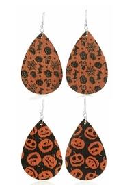  Halloween Vegan Leather Earrings