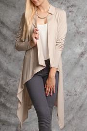 Collared Asymmetrical Cardigan