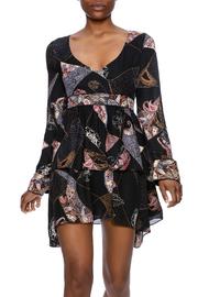  Black Paisley Dress