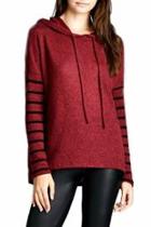 Contrast Stripe Hoodie
