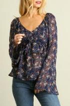  Floral Bell Top