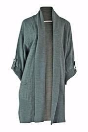  Long Open Front Cardigan