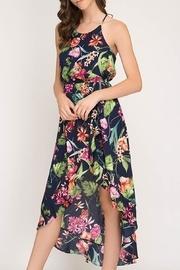  Tropical Ruffle Dress