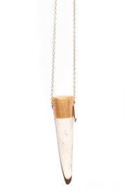 Tess + Tricia Capped Antler Necklace