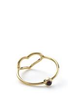 Garnet Gold Ring
