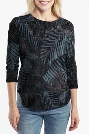  Black Tropical Top
