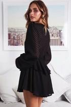  Chevron Sheer-solid Romper