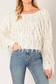  Shaggy Fringe Sweater