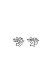  Lotus Stud Earrings