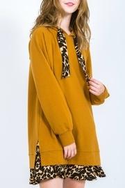 Leopard Sweatshirt Dress
