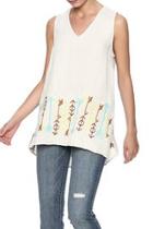  Embroidered Linen Tunic