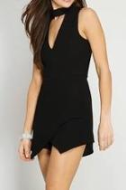  Black Skirt Romper