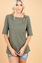  Organic Cotton Solid Top