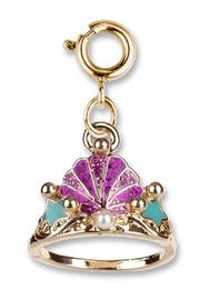  Gold Mermaid Tiara Charm