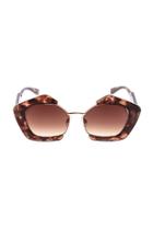  Tortoise Geo Sunglasses