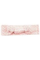  Coral Herringbone Headband