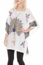  Boho Peacock Poncho