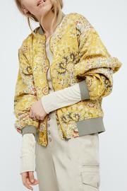  Yellow Printed Bomber