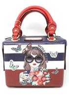  Flower Print Mini-bag
